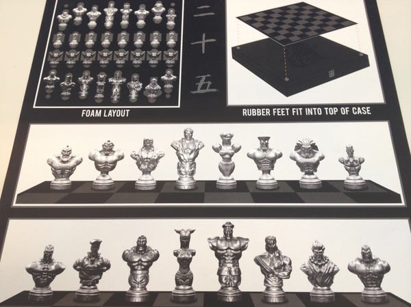 Street Fighter 25th Anniversary Chess Set for sale online 