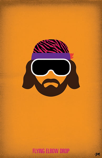 WWF Legends Minimalist Posters