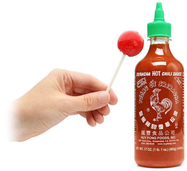 Sriracha Lollipops