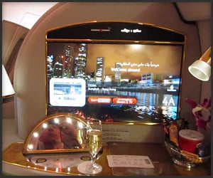 Emirates First Class Flight