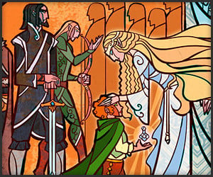 LOTR Stained Glass Illustrations