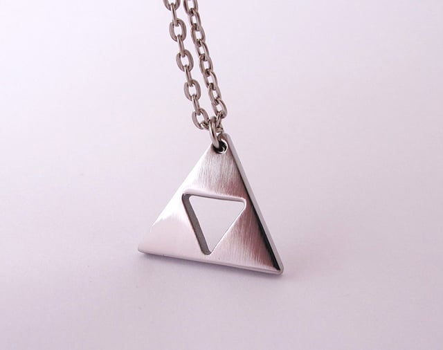 Gold Plated Triforce Necklace