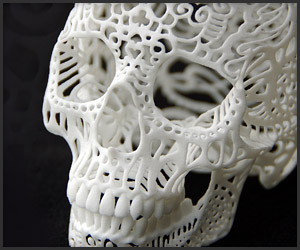 3D Printed Filigree Skulls