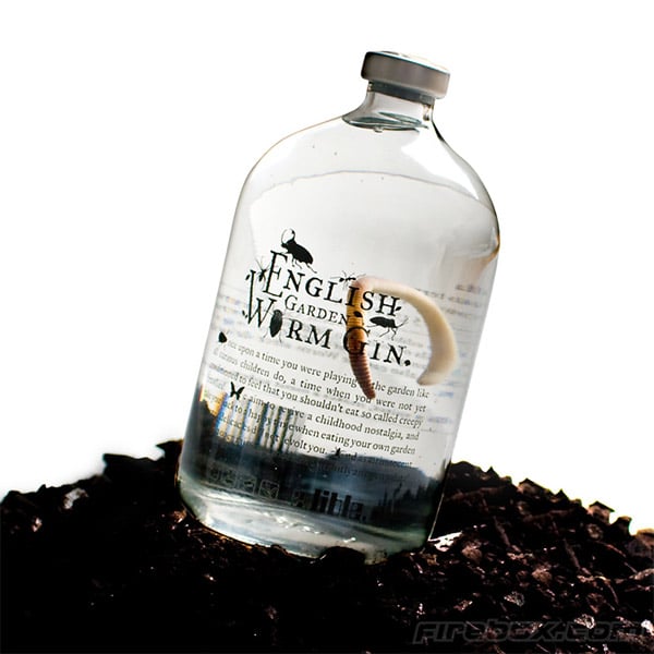 English Garden Worm Gin