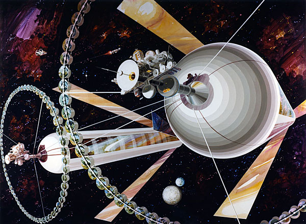 Seventies Space Colony Art