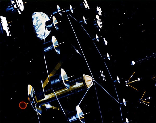 Seventies Space Colony Art
