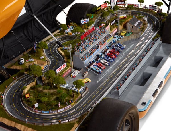 le mans slot car track