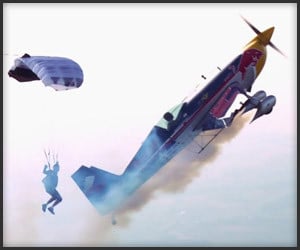 Airplane vs. Parachutist