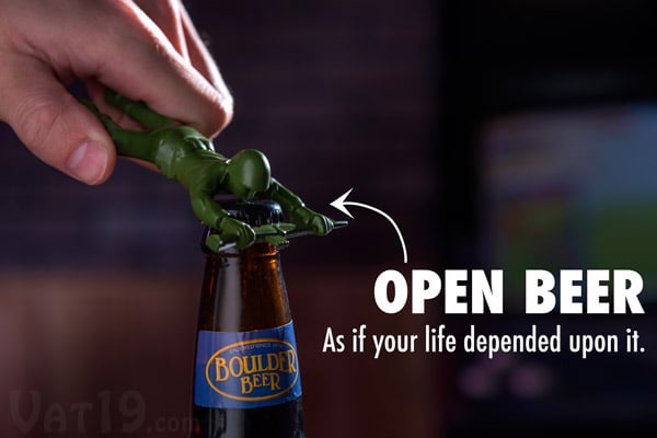 Army Man Bottle Opener