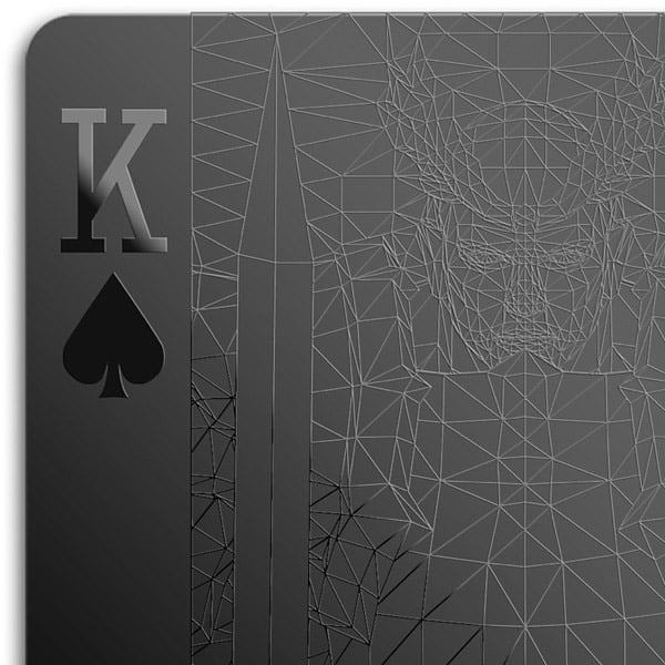 All Black Playing Cards