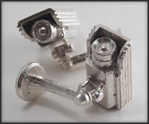 CCTV Camera Cufflinks