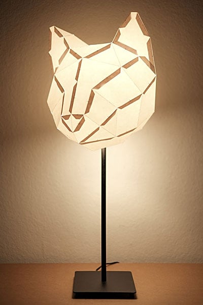 Foldable Animal Lampshades