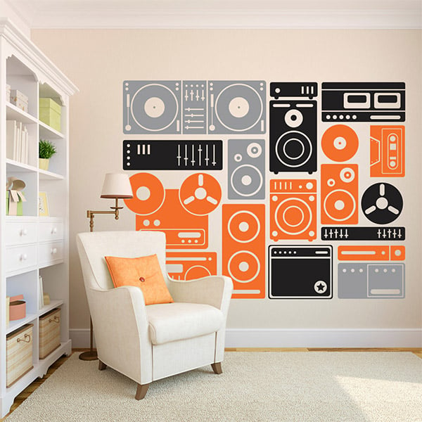 Turn up the Music Wall Decals