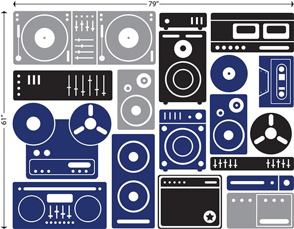 Turn up the Music Wall Decals