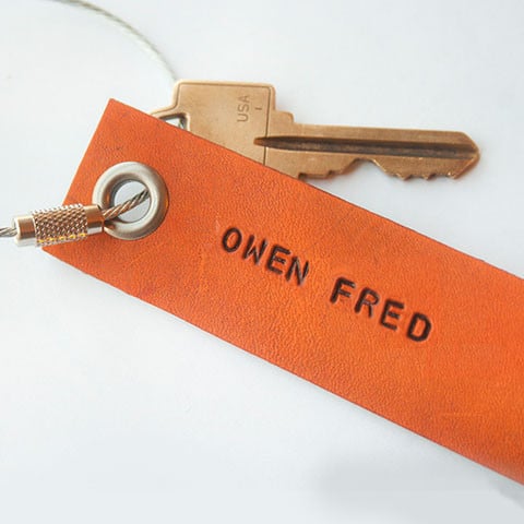 Owen & Fred Leather Tags