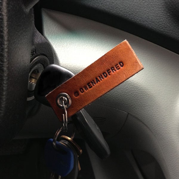 Owen & Fred Leather Tags