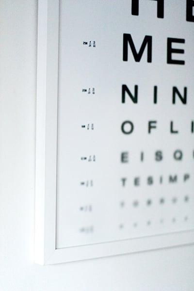 The Meaning of Life Eye Chart
