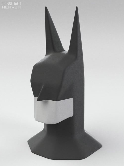 Batman Head Sculpture