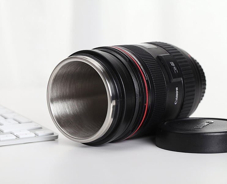 Claybox Canon Lens Mug