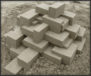 Geometric Sand Sculptures