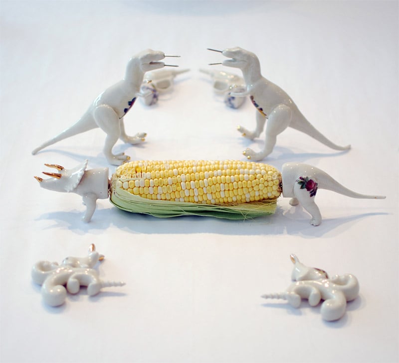 Dino Corn Cob Holders