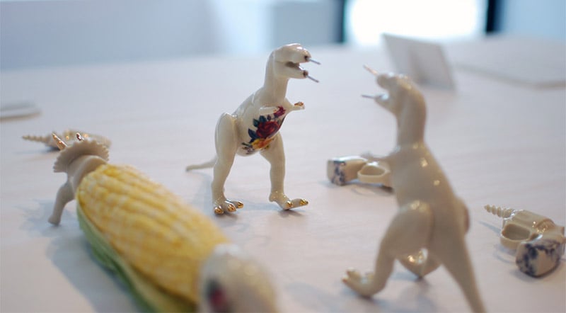 Dino Corn Cob Holders