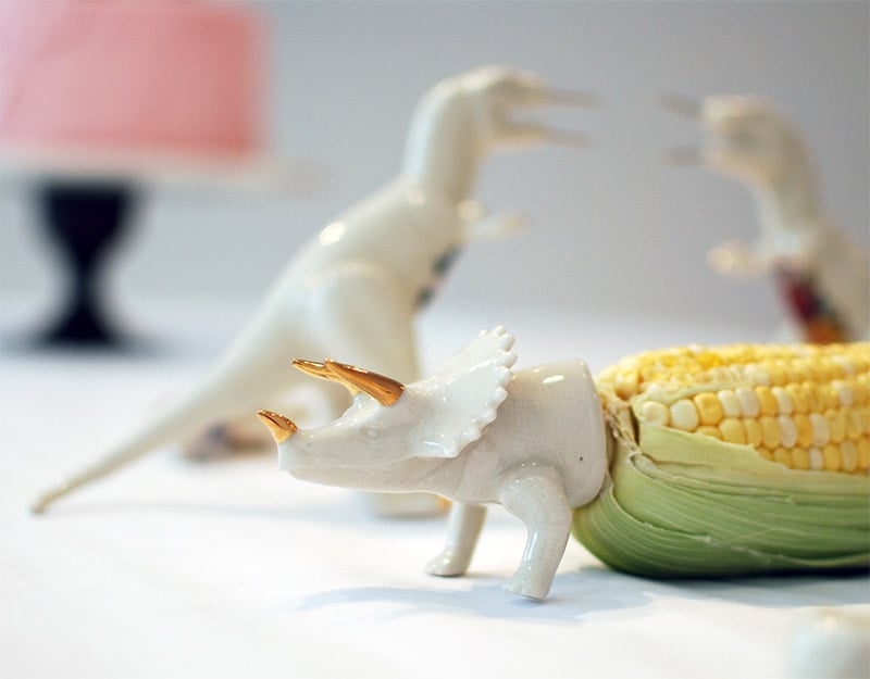 Dino Corn Cob Holders