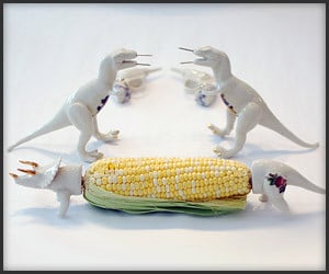 Dino Corn Cob Holders