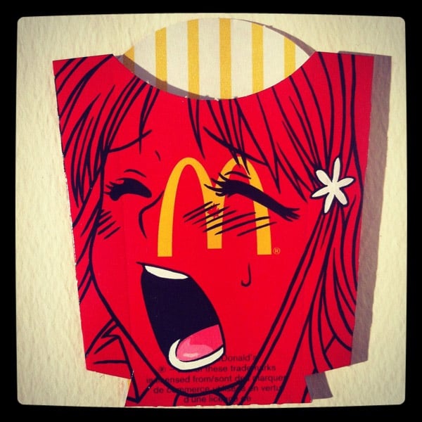 French Fry Package Art