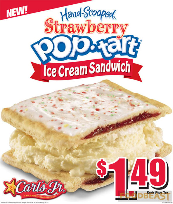 Pop-Tart Ice Cream Sandwich