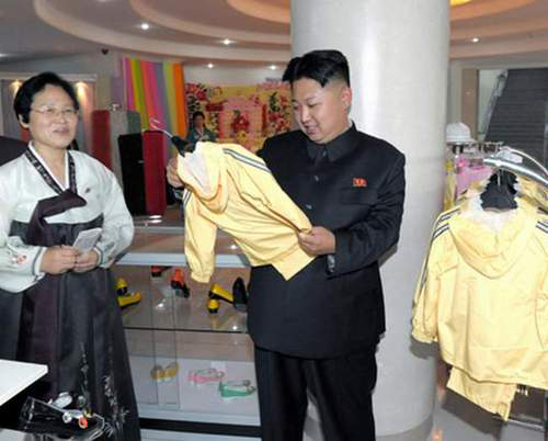 Kim Jong-un Looking at Things