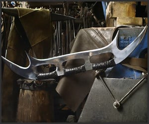 Blacksmithing a Klingon Bat’leth