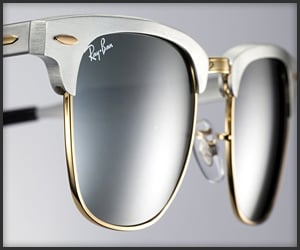 ray ban clubmaster aluminum silver