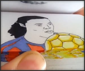 Ronaldinho Flipbook Animation