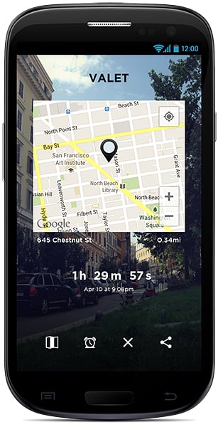 Valet Car Locator for Android
