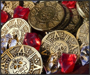Pirate Gold Poker Chips