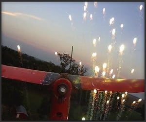 RC Plane Fireworks POV