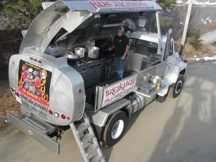 Tanker Truck BBQ Grill