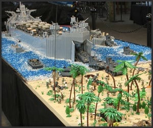 WW II LEGO Battle Scene