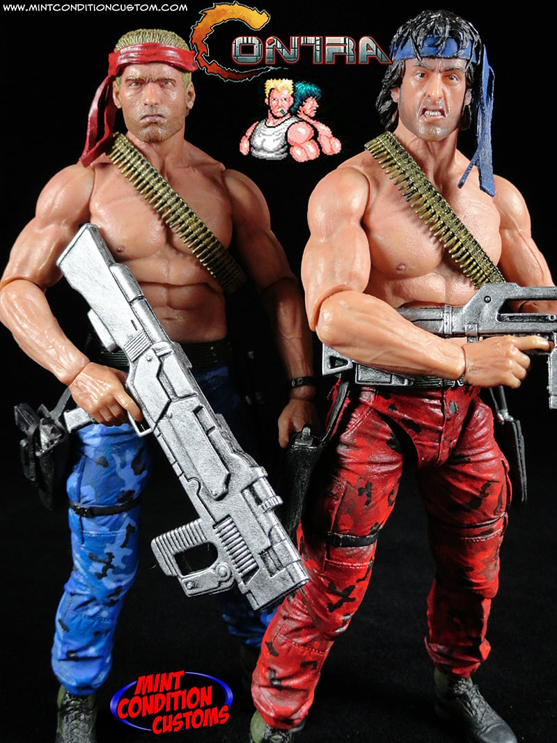 Contra on sale action figures