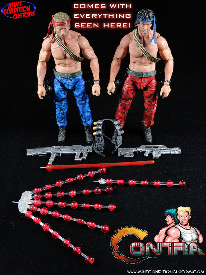 Contra Action Figures