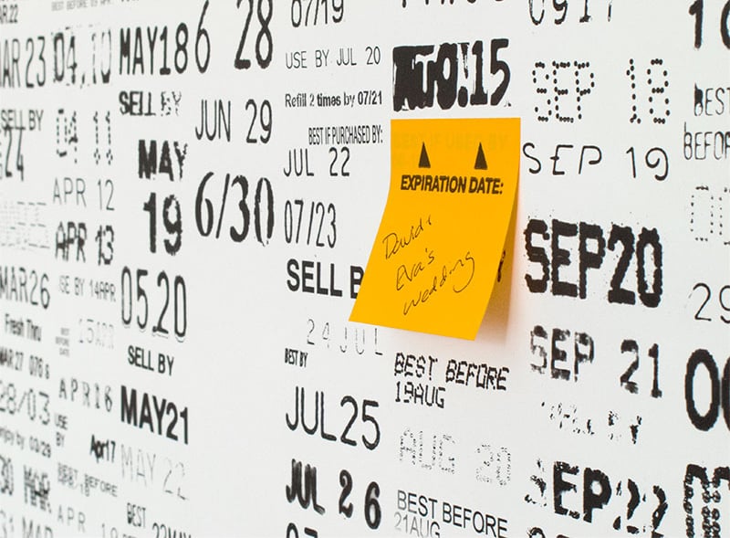 Expiration Date Calendar