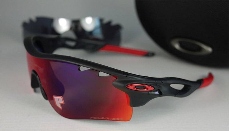 oakley radarlock path red iridium