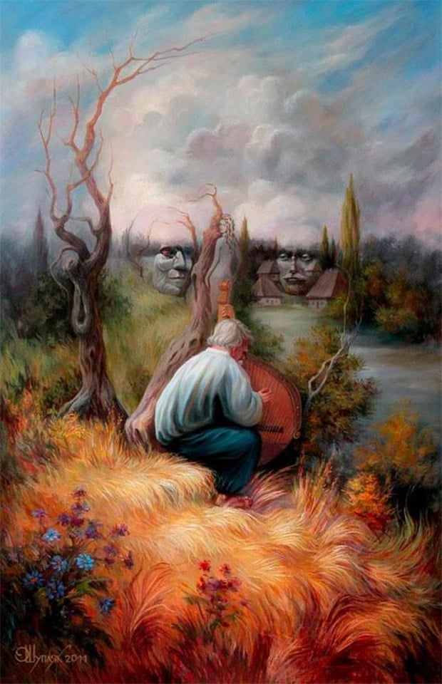 Optical Illusion Paintings