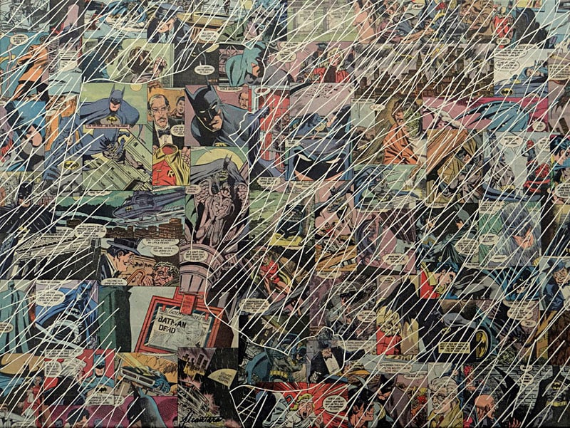 Recycled Comic Book Art