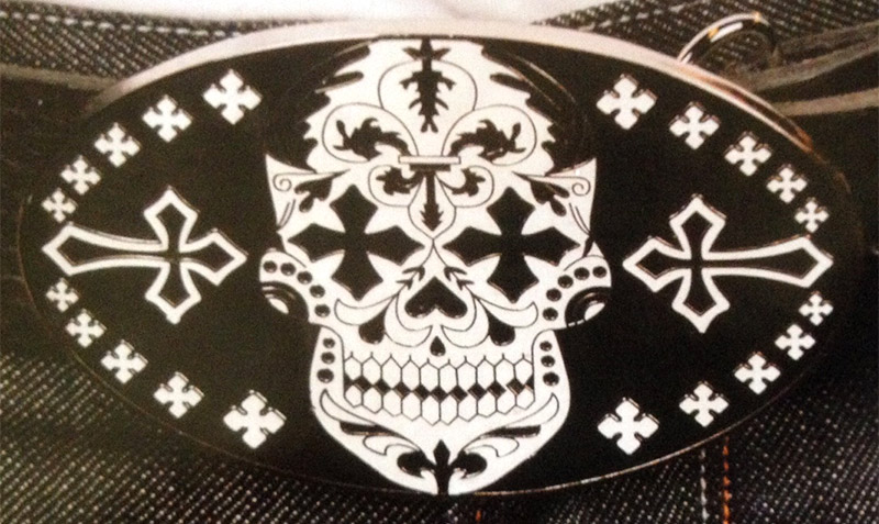 Day of the Dead Belt Buckle