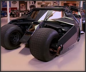 Jay Leno Drives Batman’s Tumbler