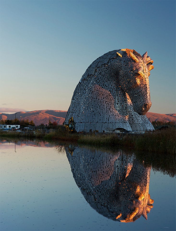 Giant Horse Head Sculptures