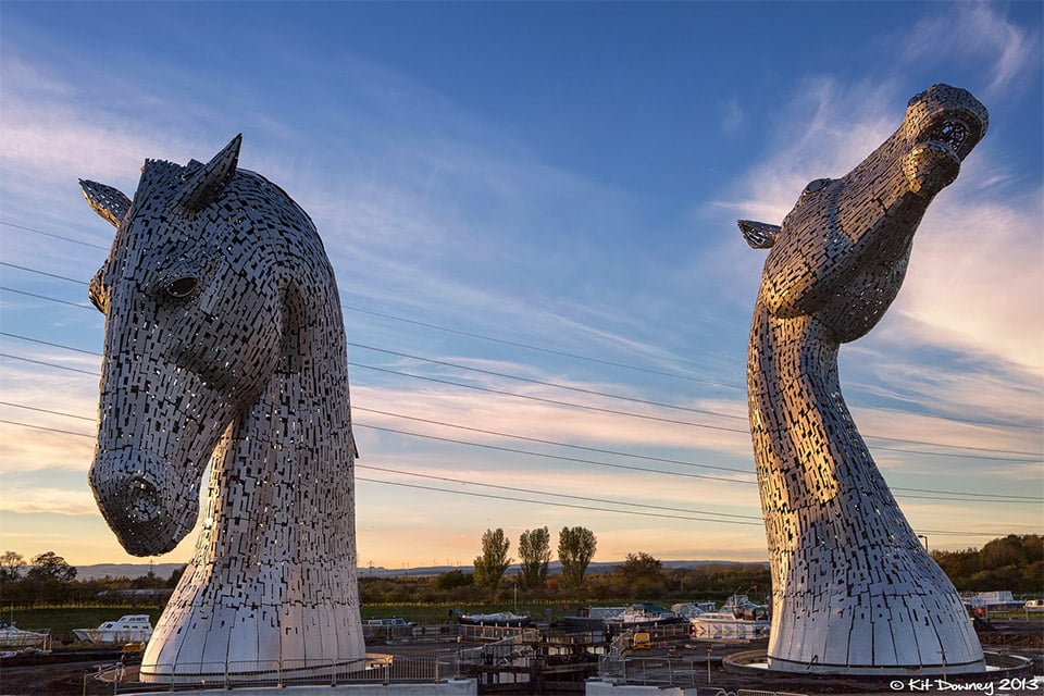 Giant Horse Head Sculptures