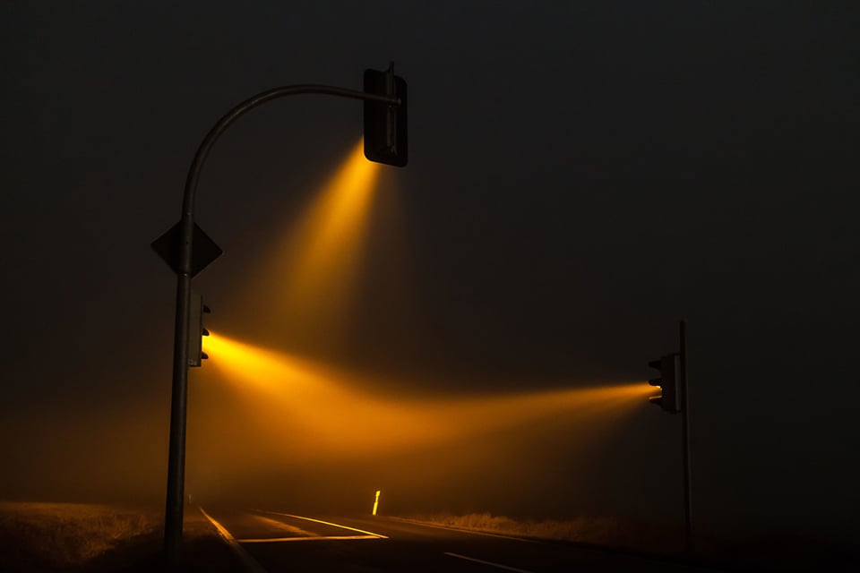 Traffic Lights in the Fog
